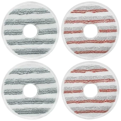 Image de Recharge de Serpillere en Microfibres pour Vileda Spin and Clean Mop, Tête Serpillière Remplacement Lavables et Réutilisables