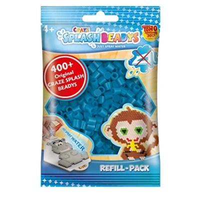 Image de CRAZE SPLASH BEADYS Recharge de Perles à coller Perle enfant BLEU repasser sans repassage 11690