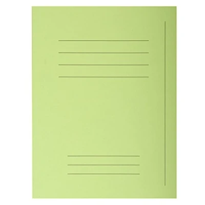 Image de Exacompta Réf. 435013E Paquet de 50 chemises rigides imprimées Forever® 220 g/m2 100% recyclées et certifiées Ange Bleu dimensions 24 x 32 cm pour format A4 couleur vert vif