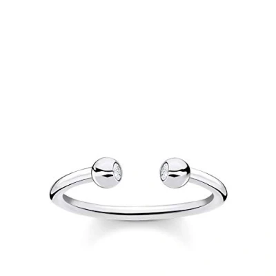 Image de THOMAS SABO Ring Kugeln mit Steinen Silber 925 Sterling TR2319 051 14 56