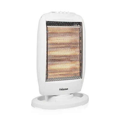 Image de Tristar Radiateur électrique d&#039;appoint KA 5129 Halogène 3 réglages de puissance Oscillant 1 200 W max Gris