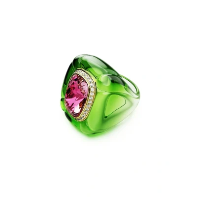 Image de Swarovski Bague cocktail Dulcis, Taille coussin, Pavé, Multicolore