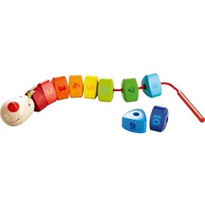 Image de HABA 302161 Threading Game Number Dragon for Ages 2 Years and Up (Made in Germany)