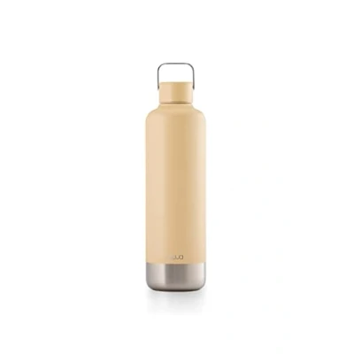 Image de EQUA Timeless Bouteille isotherme à double paroi en acier inoxydable, froide 24 heures ou chaude jusqu&#039;à 12 heures, sans BPA, anti fuite, durable, multifonctionnelle (latte, 1000 ml)