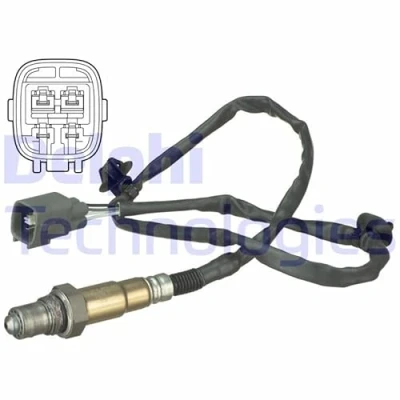 Image de DELPHI ES20631 12B1 Sonde lambda planaire, chauffé TOYOTA: Yaris I 3/5 portes