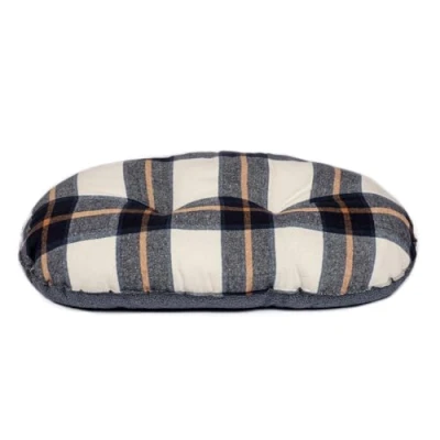 Image de Danish Design Bowmore Matelas matelassé pour Chien/Chiot Motif à Carreaux Bleu Marine Taille S 53,3 cm
