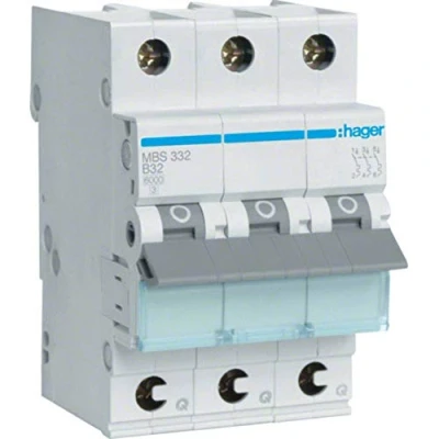 Image de Hager MBS332 Coupe Circuits B Type 3 Module(s)