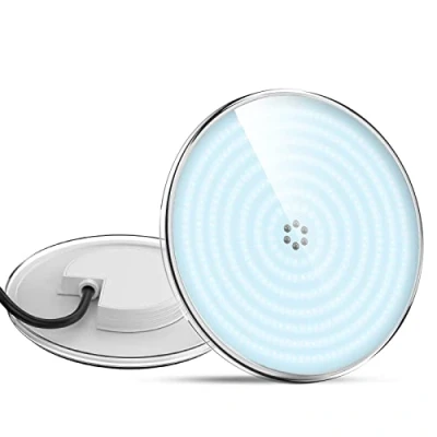 Image de LyLmLe Projecteur Piscine Remplie de Résine,35W Lampe PAR56(équivalent Ampoule halogène 300W), Spot LED, 3500lm, Angle Faisceau 140 , IP68 étanche, 12V AC/DC,6000K