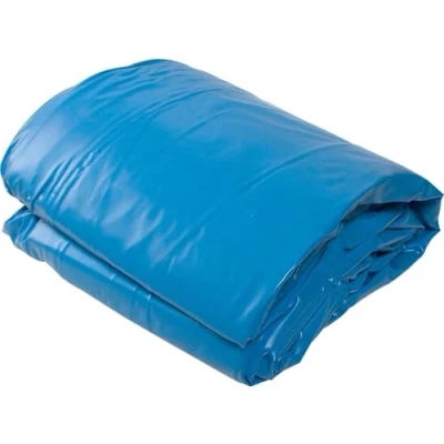 Image de Gre FSPR350 Liner uni Bleu pour piscines Rondes Hors Sol de Dimensions 350 x 120 cm, avec système Overlap