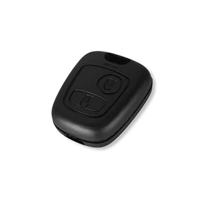Image de 1neiSmartech Coque pour télécommande 2 Touches Compatible avec Toyota Aygo Citroen C1 C2 C3 C4 C5 Peugeot 103 107 206 (Coque + Cache Boutons vis de Rechange)