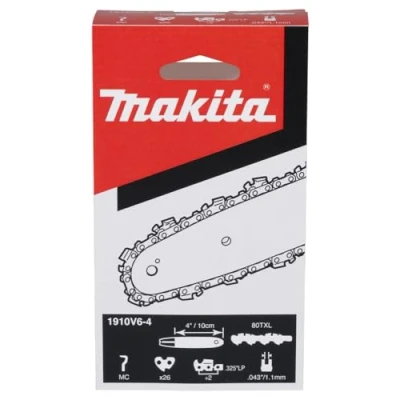 Image de Chaîne de tronçonneuse Makita 1910V6 4 4&quot;/25 cm 80TXL 0,325&quot; LP 26 1,1 mm MC (1 pièce)