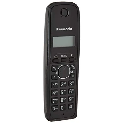 Image de Panasonic KX TG1611 Téléphone sans fil avec ID d&#039;appelant DECT noir