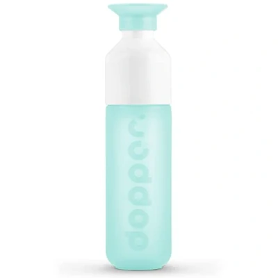 Image de Dopper Original Bleu Polaire Bouteille d&#039;eau 450ml Gourde pour Sport 100% Recyclable, sans BPA Reutilisable Convient Le Sport, la Randonnée, L&#039;École et Bureau