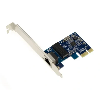 Image de Carte contrôleur réseau PCIe 1 port RJ45 10 100 1000 Mbps LAN GIGABIT ethernet Chipset Realtek RTL8111F High Low Profile NIC