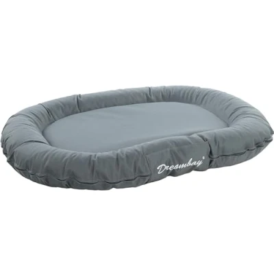 Image de Flamingo Panier Dreambay® Ovale pétrol 100x75x15cm Lavable Housse Amovible avec Fermeture éclair Déperlant