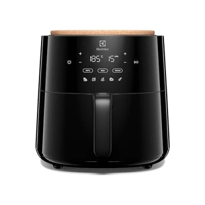 Image de Electrolux Friteuse à air EAF5B Capacité 5L Revêtement antiadhésif 1500 W 8 programmes prédéfinis Passe au lave vaisselle Minuterie 0 60 min 80 200 C