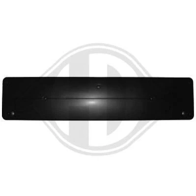 Image de DIEDERICHS 1615054 Porte plaques d&#039;immatriculation avant noir sans cadre MERCEDES BENZ: Classe E Berline, Break