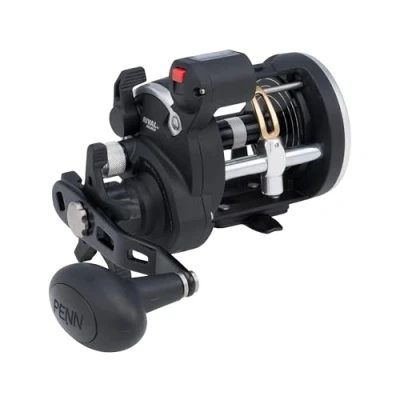 Image de PENN Rival Level Wind moulinet à tambour tournant pour la pêche lourde en mer, au jig, sur épave, lieu, pagre, denti, sériole, requin