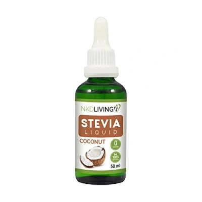Image de NKD Living Gouttes liquides de stévia pure 50 ml (noix coco)