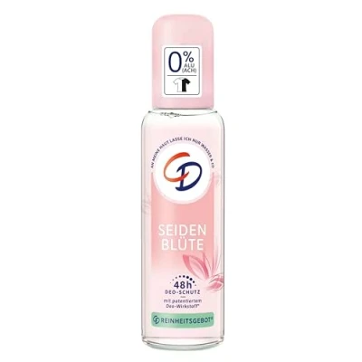 Image de CD déodorant en vaporisateur « Fleur de soie » 1 x 75 ml, sans sels d&#039;aluminium, protection longue durée 48h, convient aux peaux sensibles, végétalien, soin du corps