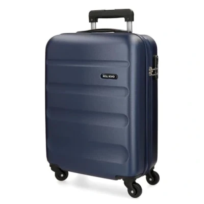 Image de Roll Road Flex Valise Trolley Cabine Bleu 38x54x20 cms Rigide ABS Serrure à combinaison 35L 2,5Kgs 4 roues Bagage main