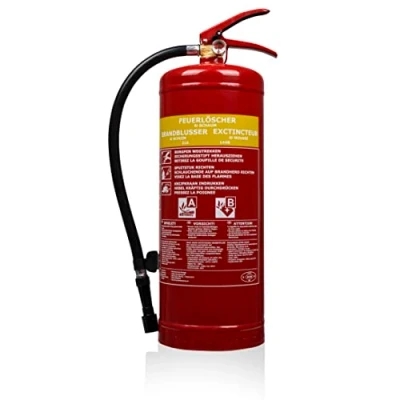 Image de Smartwares Extincteur Mousse 6 L pour Feux AB Adapté bureaux et domiciles Support inclus 10.015.05