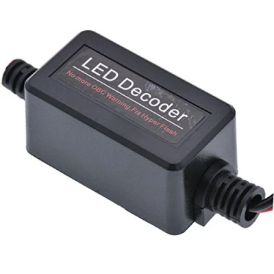 Image de KaTur Voiture LED Phare Canbus sans Erreur Décodeur H13 9008 Plug &amp; Play Ordinateur Avertissement Canceller Anti Flicker (Pack de 2)