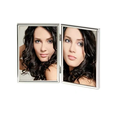 Image de walther design cadre photo argent 2X 10x15 cm Chloé Portrait Frame WD215S
