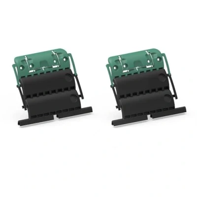 Image de Lot de 2 Attaches Tablier Rigide Maillons Clicksur H875E pour Volet Roulant Fixation volets roulants Attache sécurité anti effraction clipsable