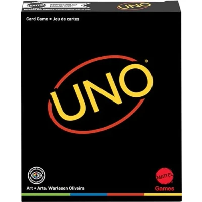 Image de Mattel Games GYH69 Uno Minimalista Edition Speciale Minimaliste et Design, Jeu de Société Cartes, Apéro, Dès 7 Ans