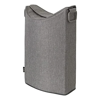 Image de blomus RISCO LOUNGE Panier à linge, couvercle rabattable, design fin et intemporel, 65 l, couleur gris chaud (69256)