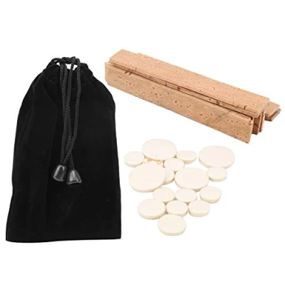 Image de Kit d&#039;accessoires De clarinette, 17 pièces tampons Clarinette d&#039;instruments à vent 10 feuilles liège naturel cou Joint