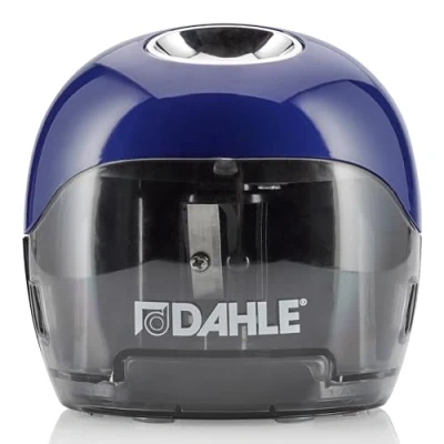 Image de DAHLE 00250 16891 Taille crayon électrique 250 avec 2 couteaux opposés à piles Bleu