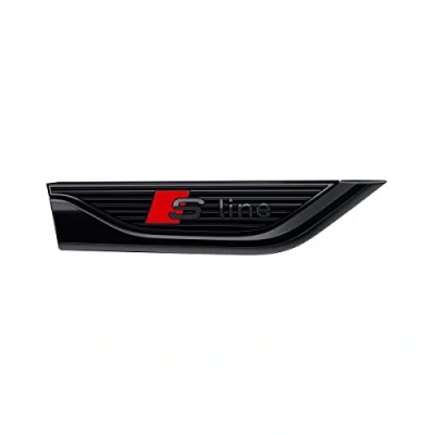 Image de Audi 8W6071807H Plaque S Line Droite élément Garde Boue Noir