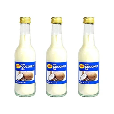 Image de KTC Huile de noix coco Lot 3 (3 x 250 ml) 100 %