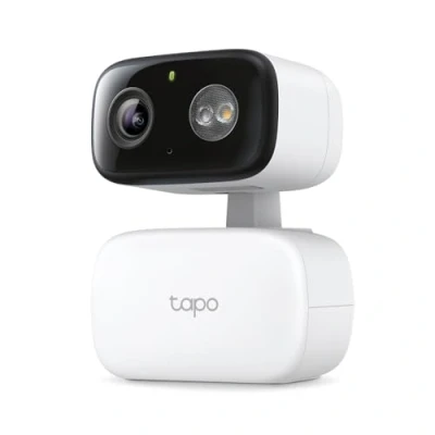Image de TP Link Tapo C206 Mini caméra de Surveillance Enregistrement 1080p Couverture 360 pour intérieur et extérieur, détection d&#039;IA Notifications, Carte microSD jusqu&#039;à 512 Go, 105,3 x 77,8 69,8 mm