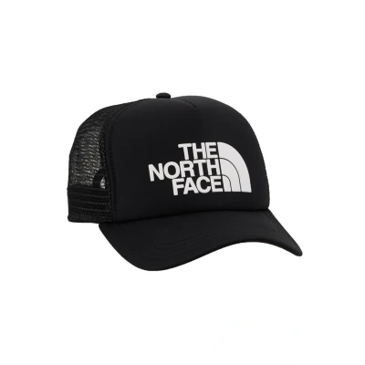 Image de The North Face LOGO Trucker Unisex Casquette, Taille: One Size, Black/white