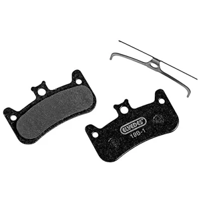 Image de ELVEDES Formula CURA 4 Plaquettes de Freitem Cycle/MTB/E Bike/VTT/Route, Mixte Adulte, Noir, Taille unique