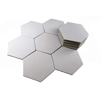 Image de 20 Grandes Tuiles De Jeu Société Hexagonales Vierges (Colons Taille Catan) Jeu, Projets