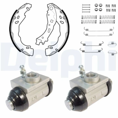 Image de DELPHI KP1146 Kit de freins, freins à tambours avec cylindre roue, accessoires CITROËN: C3 II, C4 II Cactus, DS3 3 portes, DS: 3/5 portes