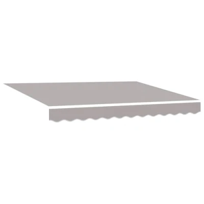 Image de vidaXL Tissu de Remplacement d&#039;Auvent pour Cadre 3.5x2.5 m Gris Clair