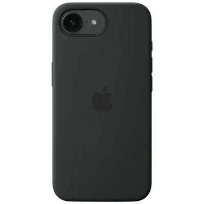 Image de Apple Silicone Back Cover Noir iPhone 16e