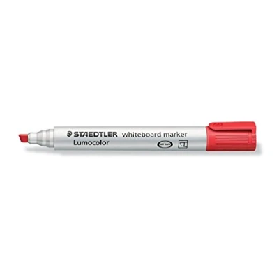 Image de Staedtler 351 B 2 Lumcolor Stylo tableau noir Pointe biseautée Rouge