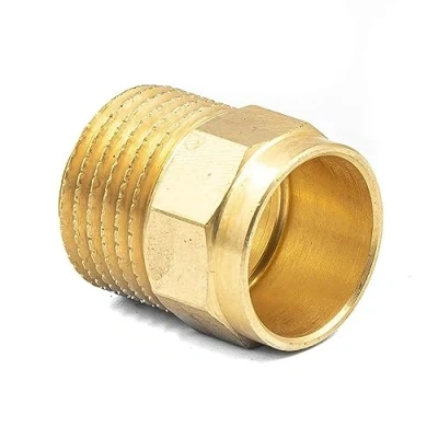 Image de Mamelon à Souder M 18x3/4&quot; Laiton CuZn40Pb2 Raccord Mâle Plomberie Chauffage 10 Bar