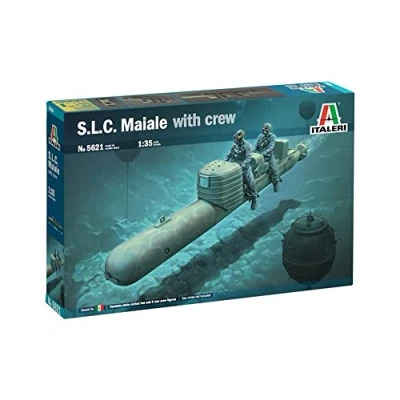 Image de ITALERI 5621 S.L.C. Cochon avec Crew, Échelle 1:35, Modèle Kit, en Plastique à Monter, Multicolore, IT5621
