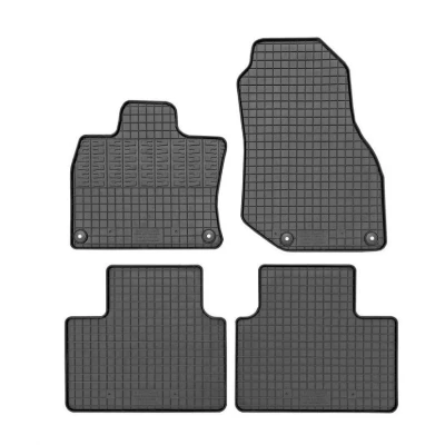 Image de AutoStyle Set CK RLY01 Ensemble de tapis sol Caoutchouc 4 noir 720mm 500mm