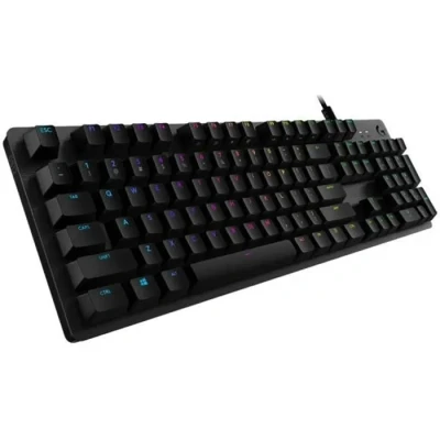 Image de Logitech G512 Clavier Gamer Mécanique, Eclairage RGB LIGHTSYNC, Tactile Switchs GX Brown, Alliage Aluminium 5052, Touches de Fonction Complètes, Relais USB, Français AZERTY Noir