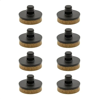 Image de Wagner QuickClick® 15788600 Lot de 8 Patins Rechange interchangeables en Feutre spécial SYNO Diamètre 15 mm pour Base Smart Fabriqué Allemagne
