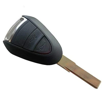 Image de Clé Plip Compatible avec Cayenne Boxster Cayman 997 Carrera et 911 Targa Coque 2 Boutons Télécommande @Pro