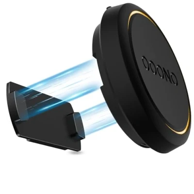 Image de SUPMEGA Support magnétique de voiture pour OOONO CO Driver NO2 En métal robuste avec aimants intégrés Compatible avertisseur flash